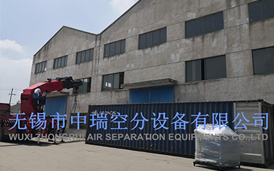 ZR-100-99.99%中瑞整套制氮設備入裝40尺高柜，發貨國外